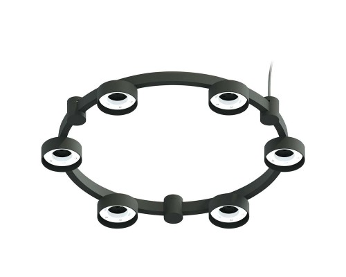 Корпус подвесной люстры Ambrella light DIY Spot Techno Ring SBK черный песок C9232 Корпус подвесной люстры Ambrella light DIY Spot Techno Ring SBK черный песок C9232
