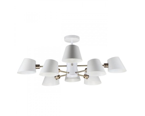 Потолочная люстра IMEX MD.9130-8-S WH+AB Потолочная люстра IMEX MD.9130-8-S WH+AB