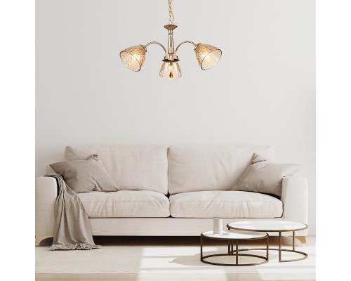 Подвесная люстра Escada Freesia 658/3PL Gold Подвесная люстра Escada Freesia 658/3PL Gold