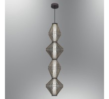 Светильник подвесной Alfa Light F3024-10 BLACK CHROME