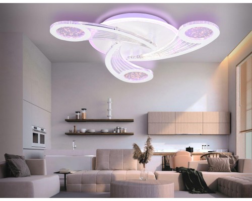 Потолочная светодиодная люстра Ambrella light Acrylica Original FA4475 Потолочная светодиодная люстра Ambrella light Acrylica Original FA4475
