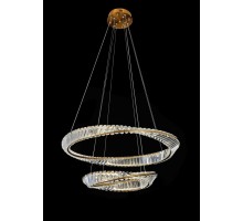 Люстра подвесная Alfa Light F4024-70 φ800+500 GD LED 100+100W
