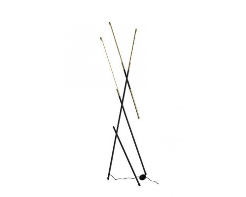Торшер Alfa Light F3924-39 black+gol d 28W 50*45*16 5