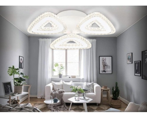 Потолочная светодиодная люстра Ambrella light Acrylica Original FA4018 Потолочная светодиодная люстра Ambrella light Acrylica Original FA4018