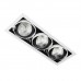 Встраиваемый светодиодный светильник Ambrella light Cardano T813 BK/CH 3*12W 4200K