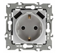 Розетка ЭРА 12 2P+E 16A-250В с защитной шторкой и с 2xUSB 5В-3А 12-4109-03 Б0047842