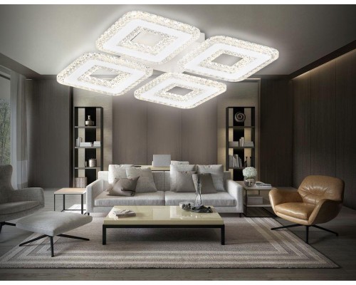 Потолочная светодиодная люстра Ambrella light Acrylica Original FA4004 Потолочная светодиодная люстра Ambrella light Acrylica Original FA4004