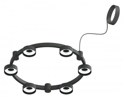 Корпус подвесной люстры Ambrella light DIY Spot Techno Ring SBK черный песок C9232 Корпус подвесной люстры Ambrella light DIY Spot Techno Ring SBK черный песок C9232