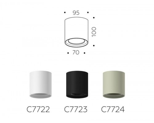 Корпус светильника Ambrella light DIY Spot C7724 Корпус светильника Ambrella light DIY Spot C7724