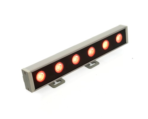 LL-893 Светодиодный линейный прожектор для подсветки стен, красный, 250*40*25mm, 6W DC24V, IP65 51567 LL-893 Светодиодный линейный прожектор для подсветки стен, красный, 250*40*25mm, 6W DC24V, IP65 51567