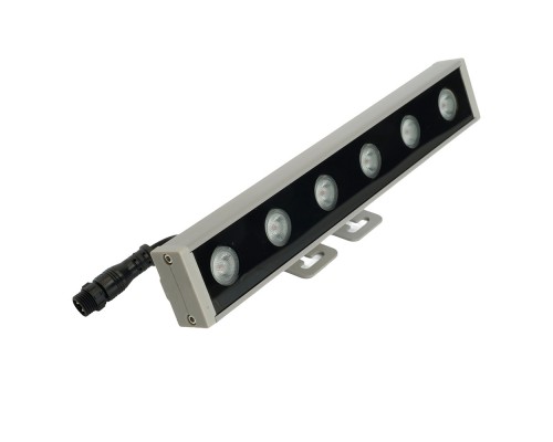 LL-893 Светодиодный линейный прожектор для подсветки стен, красный, 250*40*25mm, 6W DC24V, IP65 51567 LL-893 Светодиодный линейный прожектор для подсветки стен, красный, 250*40*25mm, 6W DC24V, IP65 51567