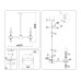 Подвесная люстра Ambrella Light High Light Modern LH55351