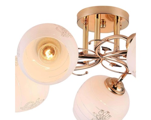 Потолочная люстра Escada Anemone 1121/5PL Потолочная люстра Escada Anemone 1121/5PL