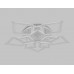 Потолочная светодиодная люстра Ambrella light Acrylica Original FA8914