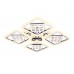 Потолочная светодиодная люстра Ambrella light Ice FA288