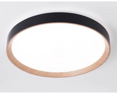 Потолочный светодиодный светильник Ambrella light черный/светлое дерево FZ1326 Потолочный светодиодный светильник Ambrella light черный/светлое дерево FZ1326