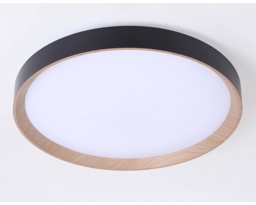 Потолочный светодиодный светильник Ambrella light черный/светлое дерево FZ1326 Потолочный светодиодный светильник Ambrella light черный/светлое дерево FZ1326