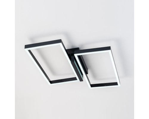 Потолочный светодиодный светильник Escada Scales 10209/2LED Black Потолочный светодиодный светильник Escada Scales 10209/2LED Black