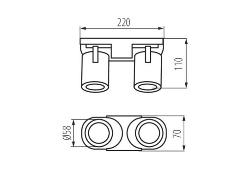 Спот Kanlux LAURIN EL-2I W 29122 Спот Kanlux LAURIN EL-2I W 29122