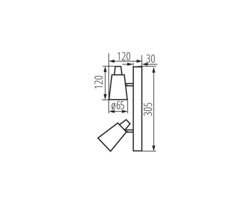 Спот Kanlux SEMPRA EL-2I B-SR 33093 Спот Kanlux SEMPRA EL-2I B-SR 33093