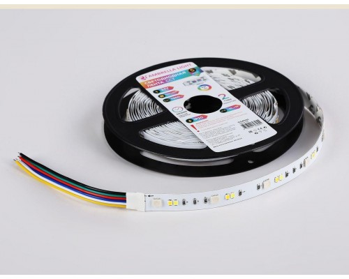 Светодиодная лента Ambrella Light 13W/m 90LED/m 5050+2835SMD RGB+белый 5M GS4501 Светодиодная лента Ambrella Light 13W/m 90LED/m 5050+2835SMD RGB+белый 5M GS4501