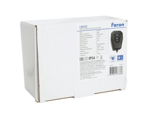 Трансформатор LB502 вход 230V выход AC12V 60W Трансформатор LB502 вход 230V выход AC12V 60W