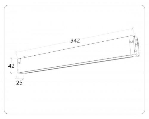 Трековый светодиодный светильник Ambrella Light Track System Magnetic 220V GL1271 Трековый светодиодный светильник Ambrella Light Track System Magnetic 220V GL1271