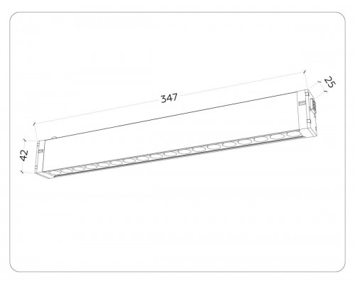 Трековый светодиодный светильник Ambrella Light Track System Magnetic 220V GL1311 Трековый светодиодный светильник Ambrella Light Track System Magnetic 220V GL1311