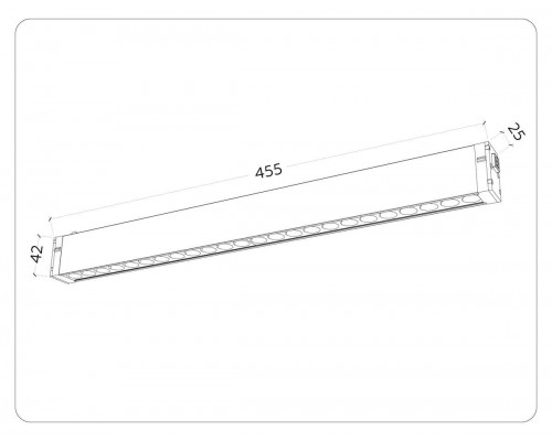 Трековый светодиодный светильник Ambrella Light Track System Magnetic 220V GL1314 Трековый светодиодный светильник Ambrella Light Track System Magnetic 220V GL1314