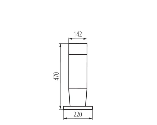 Уличный светильник Kanlux INVO OP 47-L-GR 29171 Уличный светильник Kanlux INVO OP 47-L-GR 29171