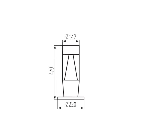 Уличный светильник Kanlux INVO TR 47-O-GR 29175 Уличный светильник Kanlux INVO TR 47-O-GR 29175