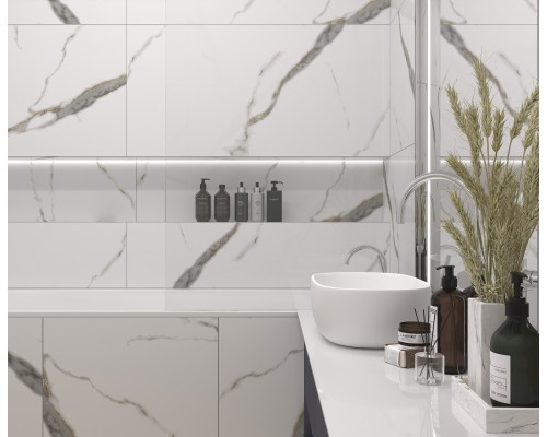 Laparet Golden White Statuario Керамогранит 60х120 Полированный Laparet Golden White Statuario Керамогранит 60х120 Полированный