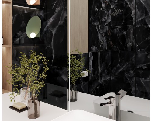 Laparet Andora Black Керамогранит чёрный 60х60 полированный Laparet Andora Black Керамогранит чёрный 60х60 полированный