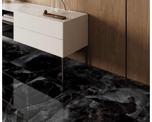 Laparet Andora Black Керамогранит чёрный 60х60 полированный Laparet Andora Black Керамогранит чёрный 60х60 полированный
