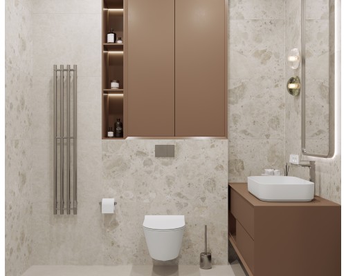 Laparet Асториа Беж Керамогранит бежевый LP6012G0221R 59,5х119,1 матовый структурный карвинг