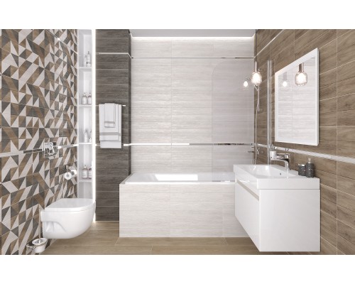 Laparet Avenue Плитка настенная бежевый узор 60140 20х60 Laparet Avenue Плитка настенная бежевый узор 60140 20х60