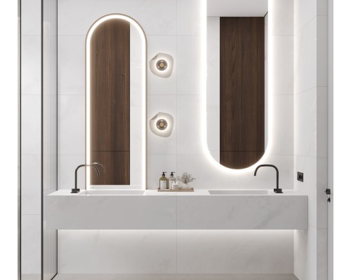 Laparet Бернини Крема Керамогранит кремовый LP6012G0531R 59,5х119,1 матовый+гл.чернила