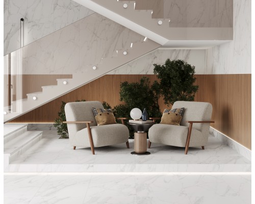 Laparet Calacatta Bianco PRO Керамогранит белый 60х120 матовый R10GR CB Laparet Calacatta Bianco PRO Керамогранит белый 60х120 матовый R10GR CB