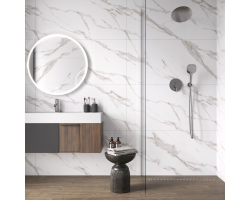 Ceradim Calacatta Sharp Silver Керамогранит белый 80х80 Матовый Ceradim Calacatta Sharp Silver Керамогранит белый 80х80 Матовый
