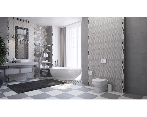 LB-CERAMICS Fiori Grigio Мозаика разноцветная 1932-0012 30х30 LB-CERAMICS Fiori Grigio Мозаика разноцветная 1932-0012 30х30