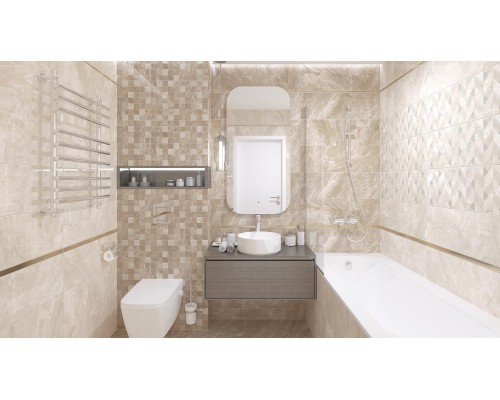 Laparet Gobi Плитка настенная бежевый 25х75 Laparet Gobi Плитка настенная бежевый 25х75