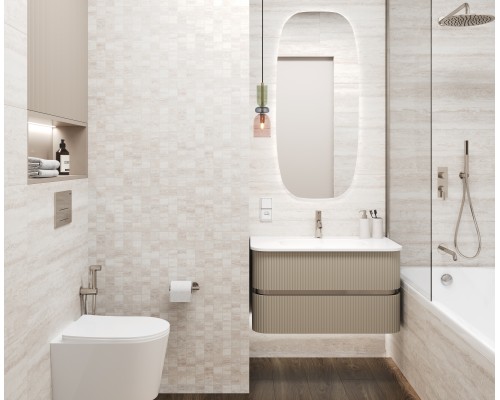 Laparet Гиза крема Плитка настенная LP3090B0051R 30х89,5 матовая обрезная