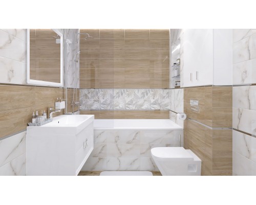 Laparet Ивори Плитка настенная кремовый 20х50