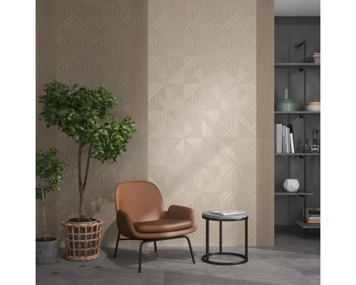 Kerama Marazzi Ламбро коричневый структура обрезной 14039R 40х120