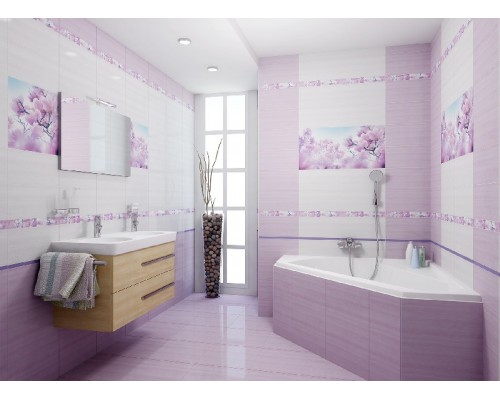 Ceramica Classic Магнолия Бордюр B400D297 40х4,5