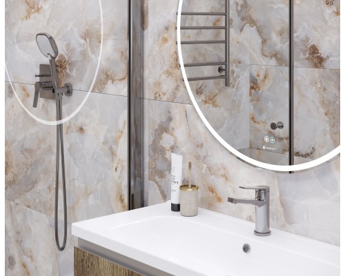 Ceradim Onyx Magic Brown Керамогранит серо-коричневый 60х60 Полированный