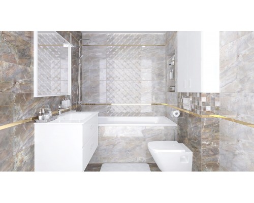 Laparet Rich Плитка настенная бежевый 25х75 Laparet Rich Плитка настенная бежевый 25х75
