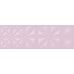 Cersanit Lila Плитка настенная рельеф розовый (LLU072D) 25x75