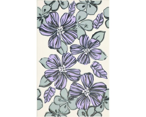 Paradyz Vivian KWIAT Viola Декор 25x40 Paradyz Vivian KWIAT Viola Декор 25x40