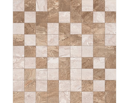 Laparet Polaris Мозаика коричневый+бежевый 30х30